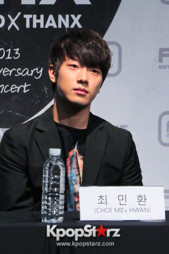 FTISLAND Choi Minhwan Cute as a Button at FTHX Press Conference in