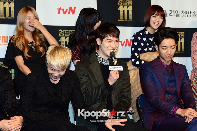 Fnc Entertainment Stars Tvn Reality Drama Cheongdamdong 111 Press Conference Nov 18