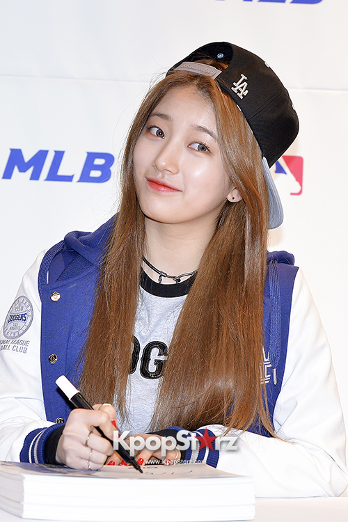 Miss A's Suzy at MLB Fansign Event - Feb 7, 2014 [PHOTOS] | KpopStarz