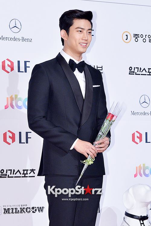 2PM's Ok Taecyeon, B1A4's Baro and ZE:A's Im Si Wan at The 50th Annual ...