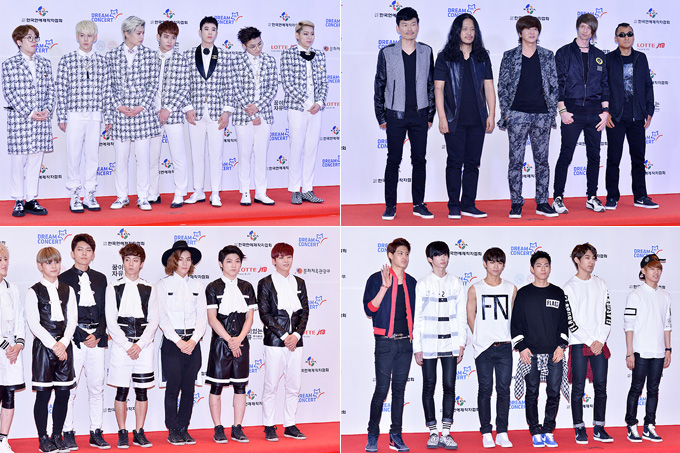 Block B Yb Band Topp Dogg And Halo At The th Anniversary Of The We Love Korea 14 Dream Concert Jun 7 14 Photos Kpopstarz