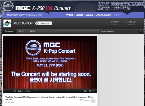 3hours Of Mbc Korean Music Wave In Google Is Already Updated On Youtube Kpopstarz