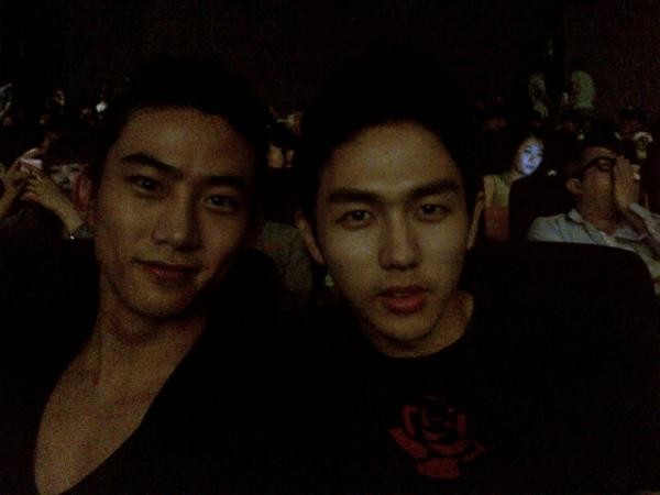 2PM Taecyeon and 2AM Seulong Attends the 