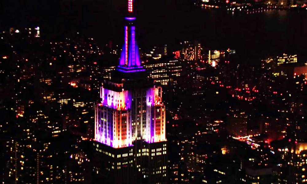 Watch Empire State Building's Halloween Light Show | KpopStarz