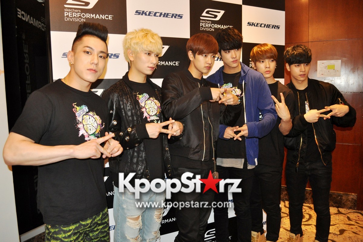 K-Pop Boy Group Cross Gene And Other Asian Music Talents Meet The Media ...