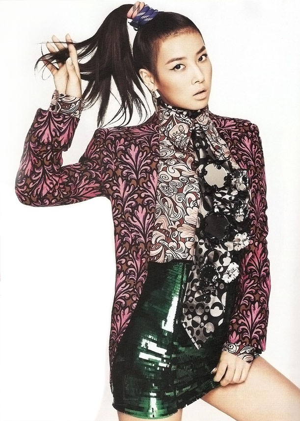 Wonder Girls Yubin's Vintage Glamour for InStyle Magazine August Issue ...