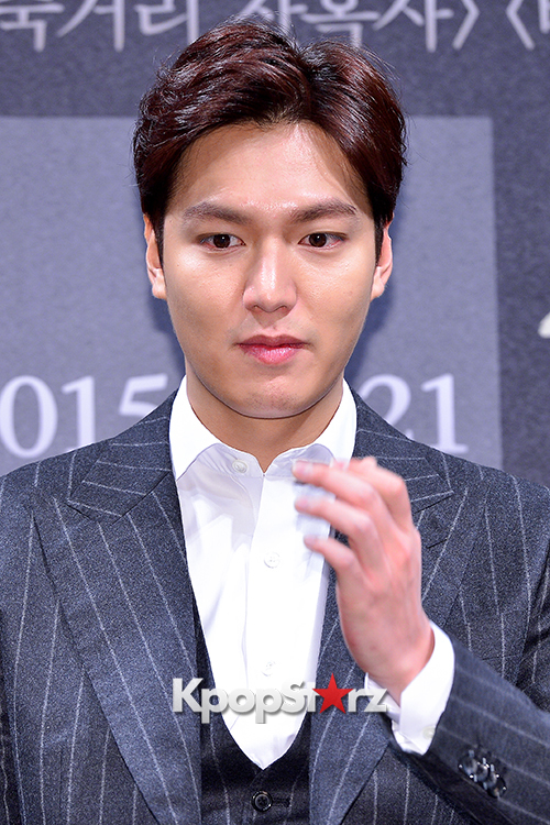 Lee Min Ho Attends a Press Conference of Upcoming Movice 'Gangnam 1970 ...