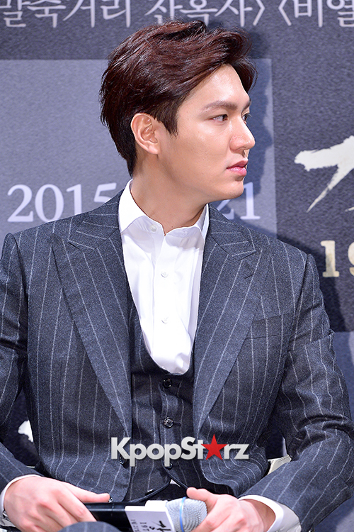 Lee Min Ho Attends a Press Conference of Upcoming Movice 'Gangnam 1970 ...