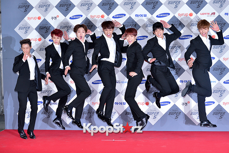 GOT7, B1A4, BTOB and WINNER at SBS Gayo Daejun Photo Wall - Dec 21