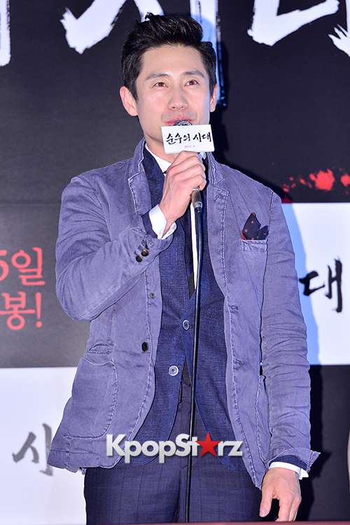 Shin Ha Kyun and Jang Hyuk Attend a Press Conference of Upcoming Film