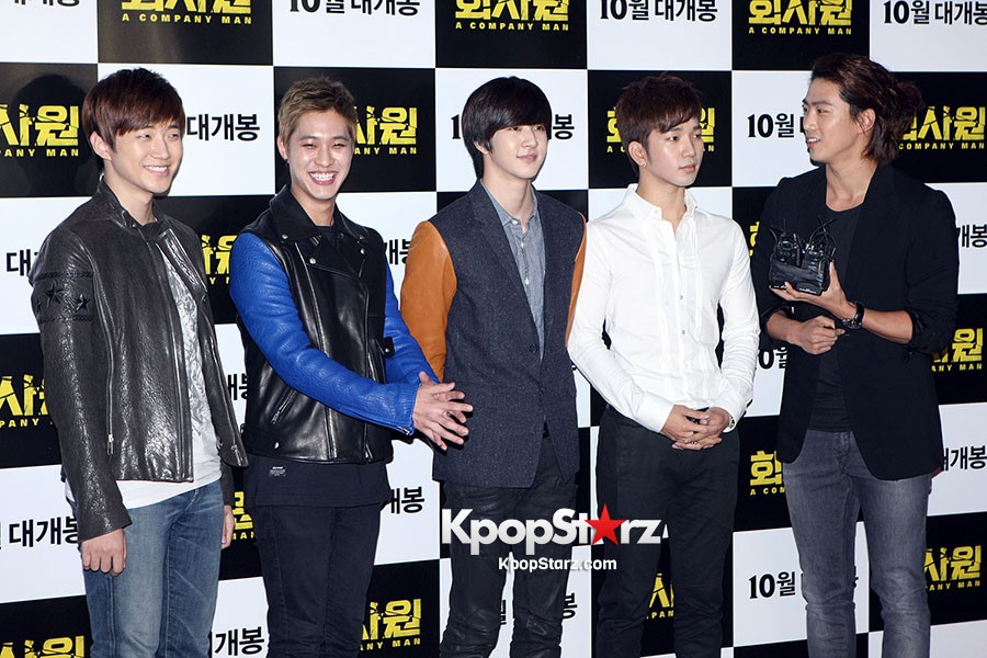 2PM’s Junho, Taecyeon & MBLAQ’s Seungho, Thunder, G.O, at VIP Premiere ...