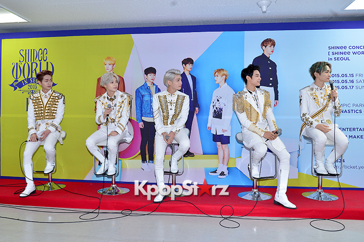 SHINee World Concert IV in Seoul Press Conference - May 17, 2015