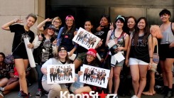 BTS fans at New York City's Best Buy Theater. 