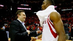 Daryl Morey and Dwight Howard