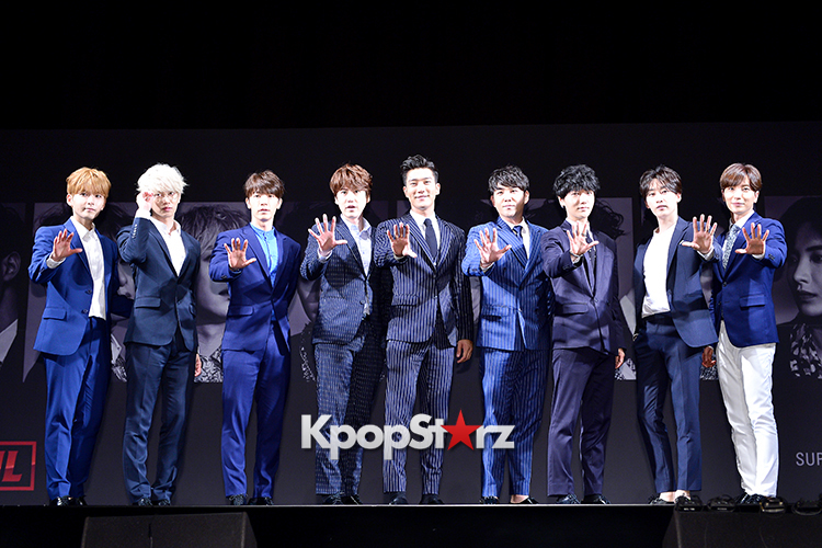Super Junior Attends A Special Album Devil Press Conference Jul 15 15 Photos3 Kpopstarz
