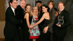 'Criminal Minds' cast member Thomas Gibson, A.J. Cook, Kirsten Vangsness, Shemar Moore, Paget Brewster, Matthew Gray Gubler and Executive Producer Ed Bernero Posing for the 14th Annual Diversity Awards Gala 