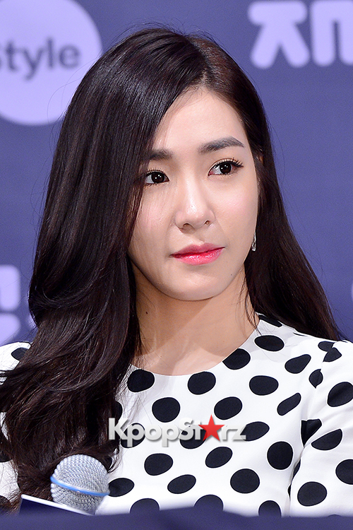 Girls' Generation[SNSD] Tiffany at a Press Conference of OnStyle ...