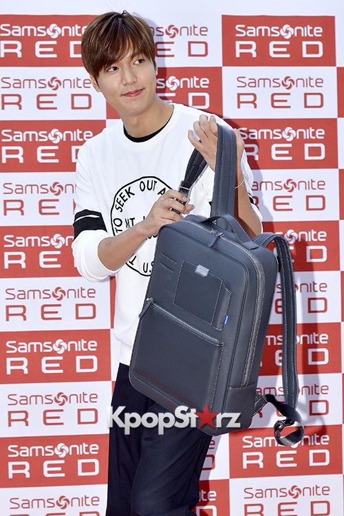 Lee Min Ho At Samsonite Red Fansign Event Aug 31 2015 Photos Kpopstarz 8810