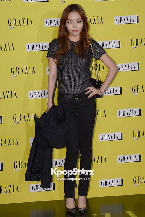 Kara's Goo Ha Ra attends Italy Fashion Magazine 'GRAZIA' Launching ...