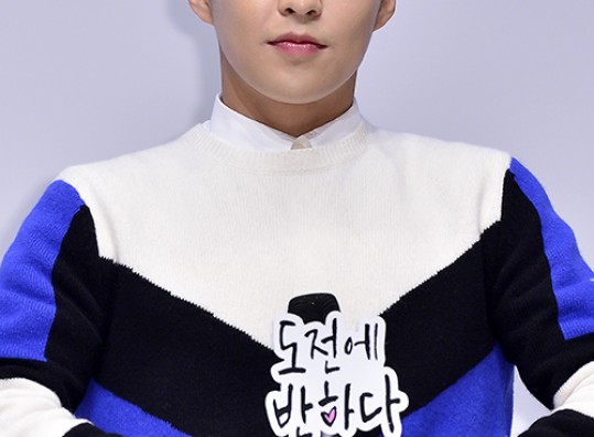 EXO's Xiumin Attends a Press Conference of Samsung Web Drama 'Fall in Challenge' - Oct 26, 2015