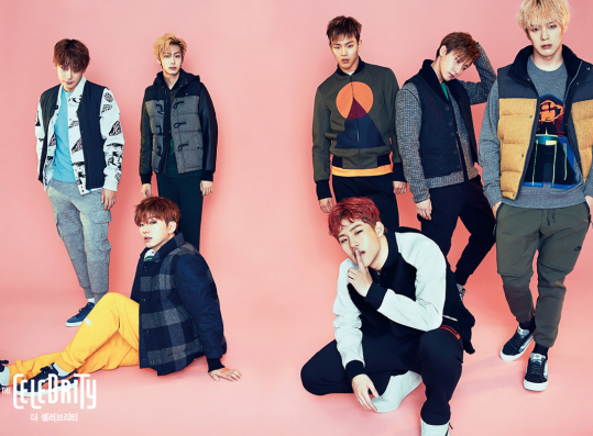 Monsta X The Celebrity Magazine November 2015 Photoshoot 