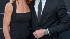 Jillian Fink and Patrick Dempsey at the Porsche Design Celebrates Festival Of Watches.