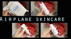 Airplane skincare routine