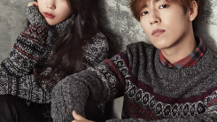 IU and Lee Hyun Woo Union Bay Fall Winter 2015 photos