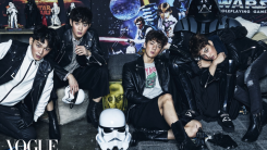 Vogue Magazine December 2015 EXO Kai, Sehun, Suho and Chen Star Wars