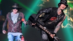 Axl Rose Dj Ashba of Guns N' Roses 