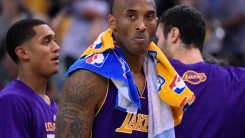 Kobe Bryant at the Los Angeles Lakers vs Golden State Warriors last Nov. 24.