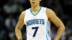 Jeremy Lin at the New York Knicks vs Charlotte Hornets game last Nov. 11.