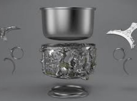 silver cup