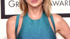 Taylor Swift at the 57th Grammy Awards.