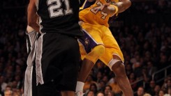 Kobe Bryant and Tim Duncan