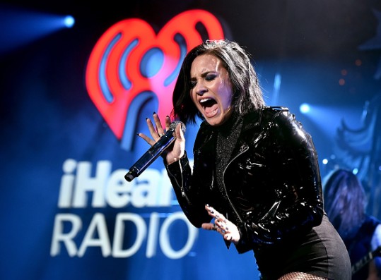 Demi Lovato at The iHeartRadio Jingle Ball 2015