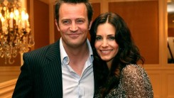 Matthew Perry and Courtney Cox at the AFI Associates Honors Arquette Family in 2006.