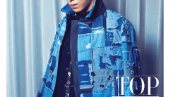 Big Bang T.O.P L'officiel Hommes  magazine january 2015 photos