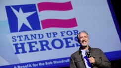 John Stewart at the 9th Annual Stand Up For Heroes event.