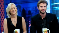 Jennifer Lawrence, Liam Hemsworth and Josh Hutcherson Attend 'El Hormiguero' Tv Show