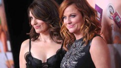 Caption:NEW YORK, NY - DECEMBER 08: Actresses Tina Fey (L) and Amy Poehler attend the 'Sisters' New York premiere at Ziegfeld Theater on December 8, 2015 in New York City.