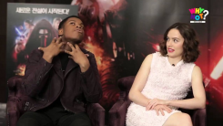 'Star Wars' co-stars John Boyega and Daisy Ridley on interviewed by Eric Nam