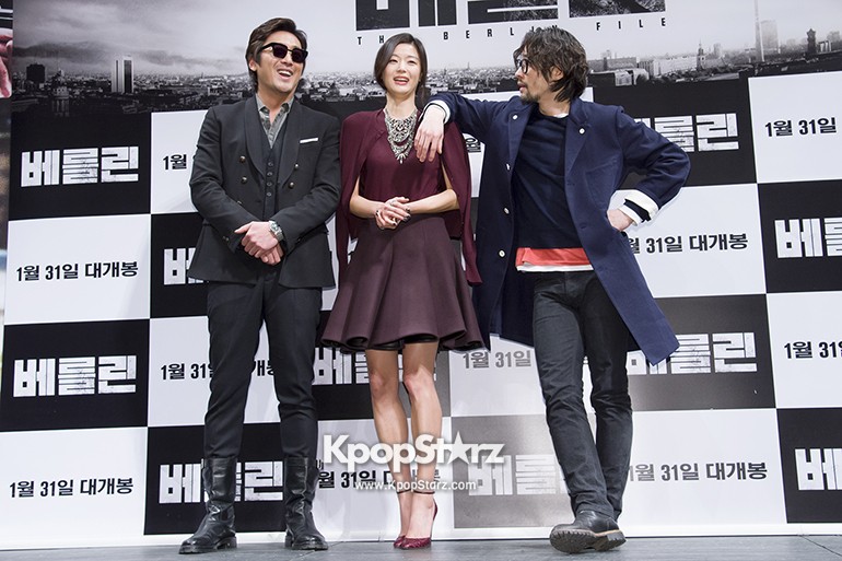 'The Berlin' Press Conference- Jun Ji Hyun, Ha Jung Woo and Ryu Seung ...