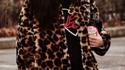 hyuna leopard coat