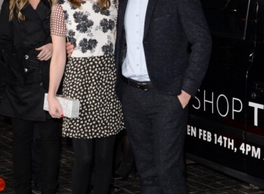 Actors Emma Roberts and Evan Peters arrive at the Topshop Topman LA Opening Party at Cecconi's West Hollywood on February 13, 2013 in Los Angeles, California. 