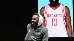 James Harden at the Samsung Experience during NBA All-Star 2016 on February 13, 2016 in Toronto, Canada.