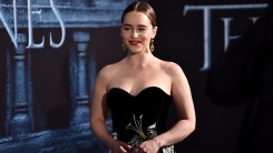 Actress Emilia Clarke attends the premiere of HBO's 'Game Of Thrones' Season 6 at TCL Chinese Theatre on April 10, 2016 in Hollywood, California.