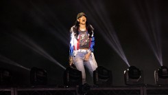 Singer Rihanna performs on day 3 of the 2016 Coachella Valley Music & Arts Festival Weekend 1 at the Empire Polo Club on April 17, 2016 in Indio, California.