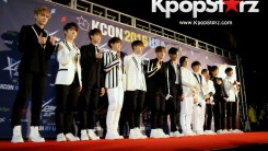 Seventeen On KCON NY Red Carpet At The Prudential Center - June, 24 2016