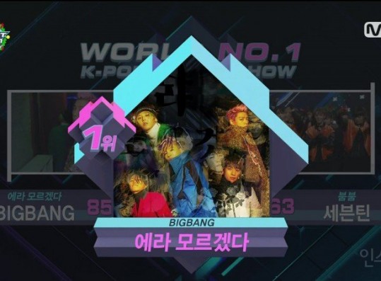 Big Bang Wins MCountdown